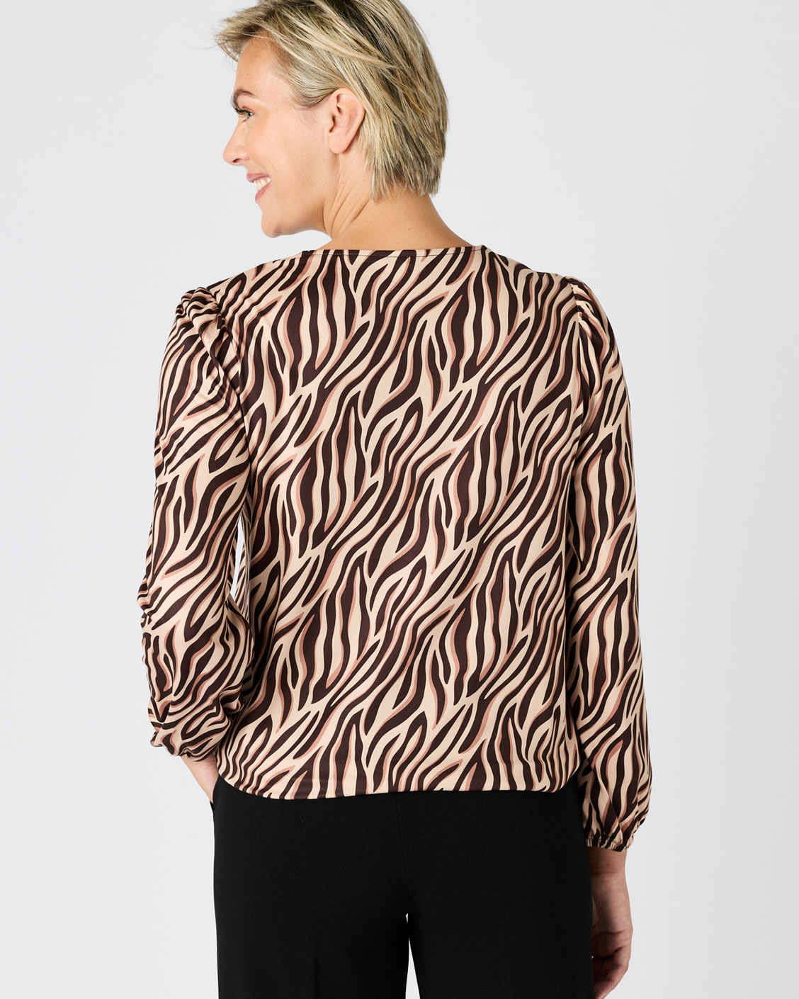 T-shirt imprimé maille chaude