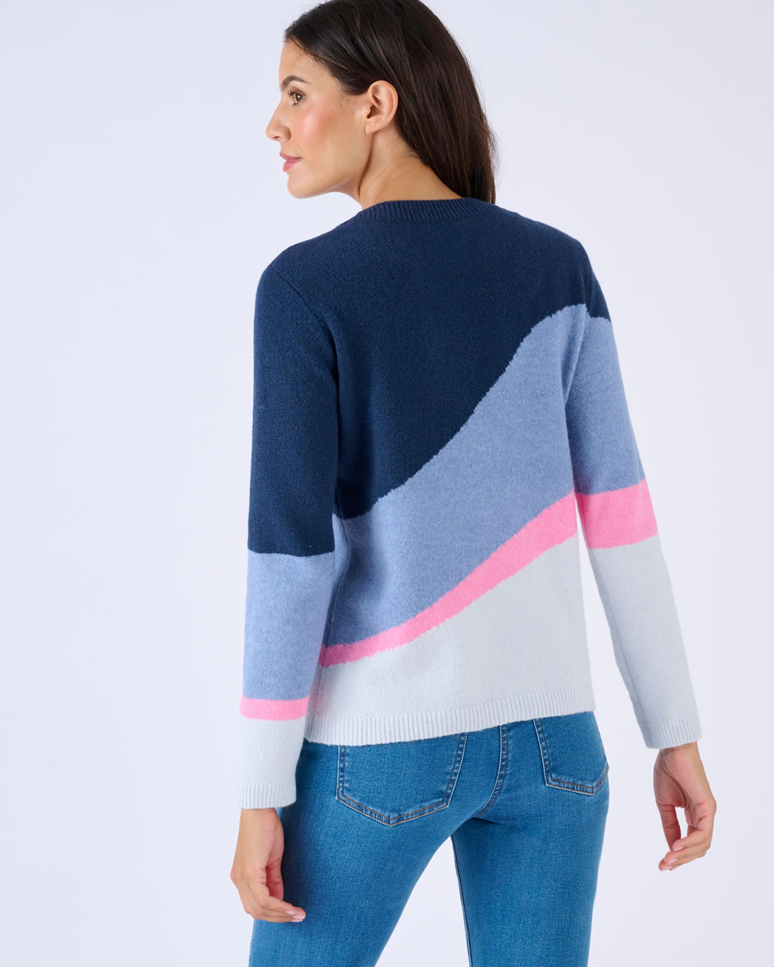 Pull jeu de couleurs