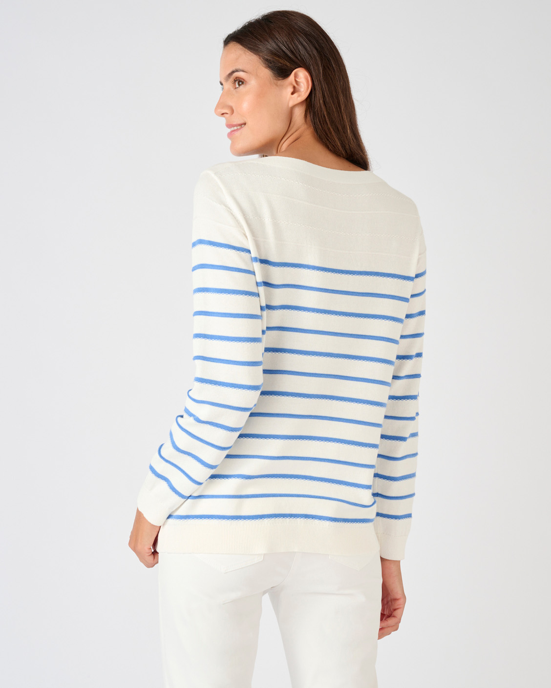Pull rayures fantaisie