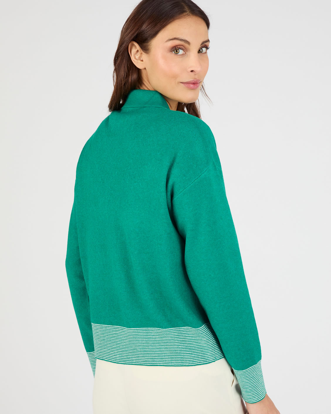 Gilet zippé col polo