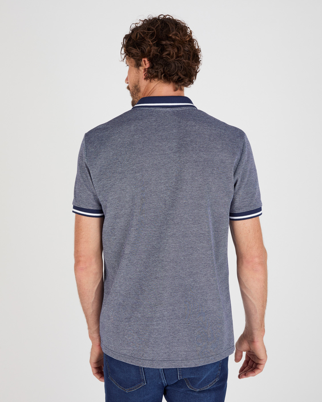 Polo manches courtes en maille piquée