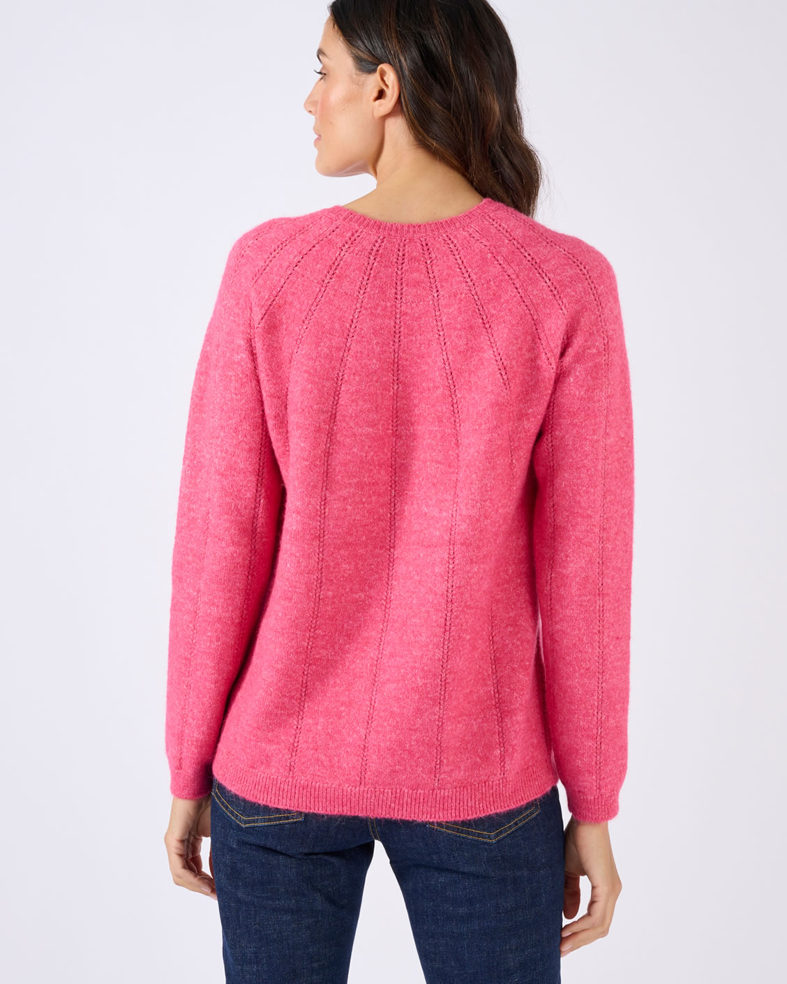 Pull maille ajourée et strass Thermolactyl