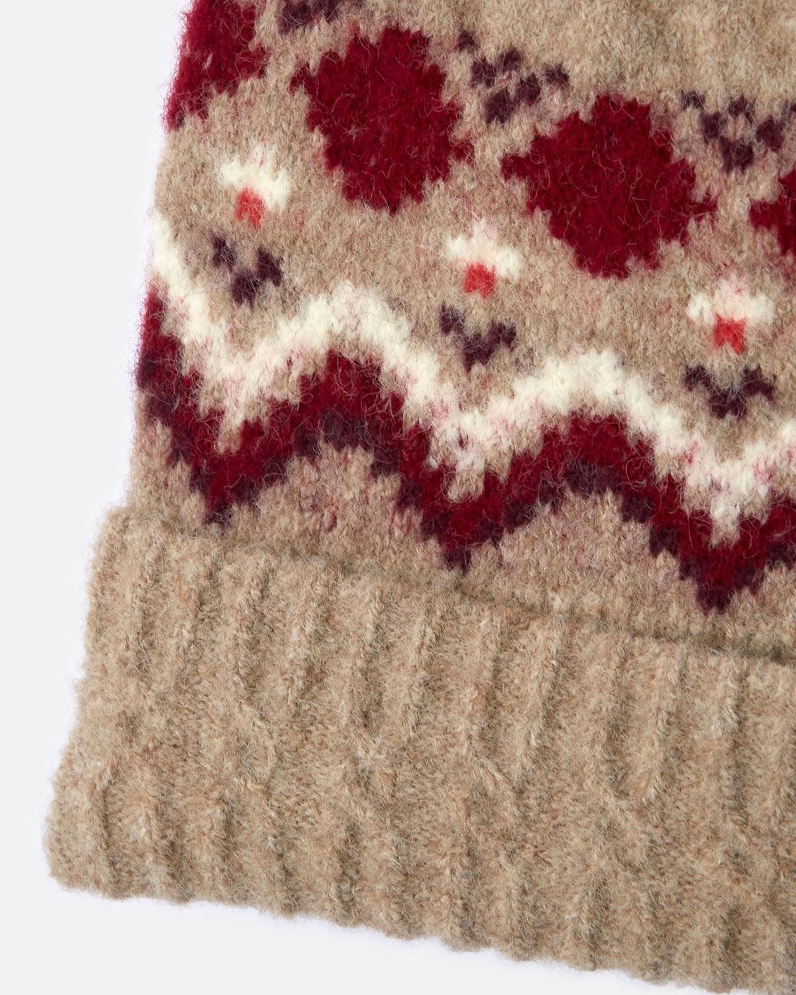 Bonnet Thermolactyl maille chinée et jacquard