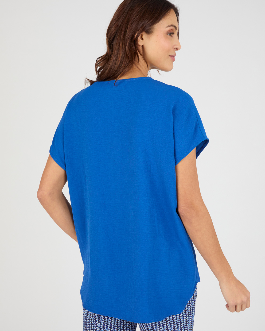 Blouse satinée effet reliefé