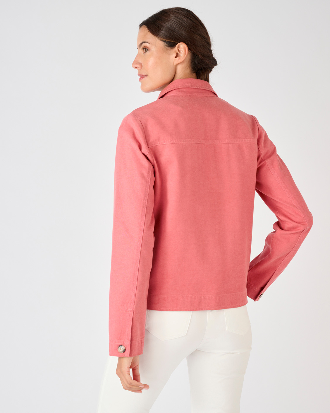 Veste mélange fibres Lyocell Tencel™ et coton