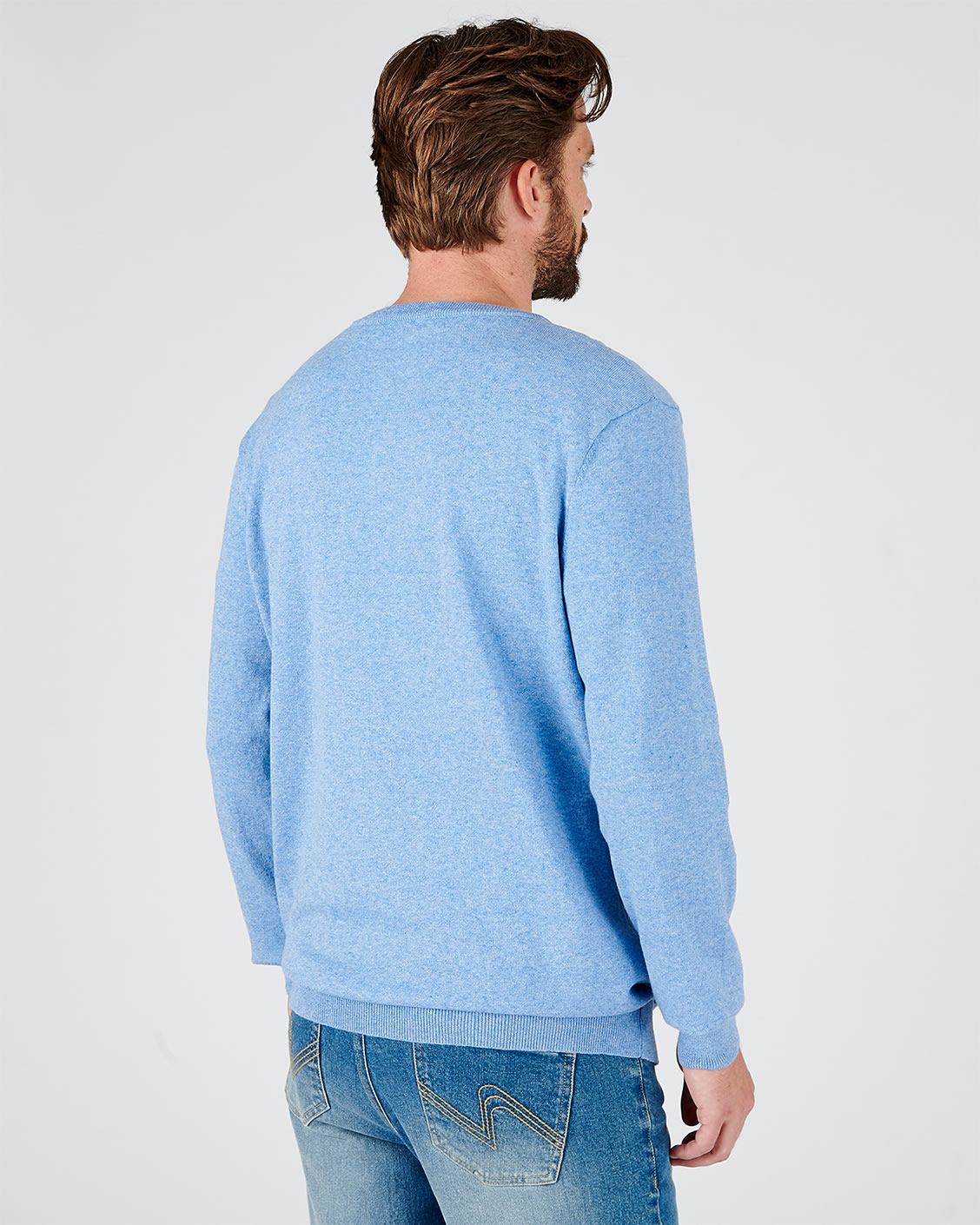 Pull maille coton mélangé