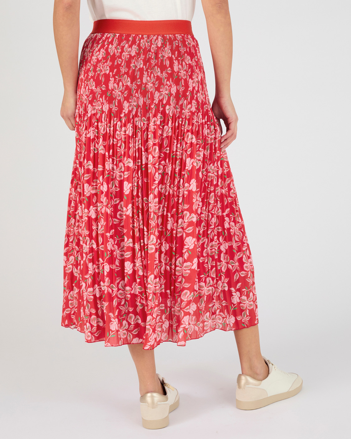 Jupe en voile, plissé irrégulier