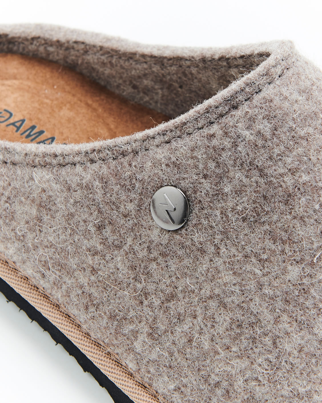 Mules-sabots homme en feutre