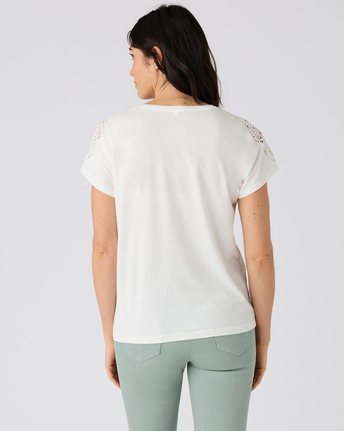 T-shirt Climatyl détail dentelle