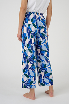 Pantalon de pyjama 7/8ème pur coton peigné