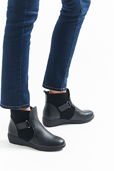 Bottines à scratchs Thermolactyl