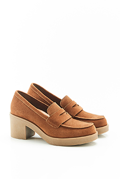 Mocassins à talon Amortyl