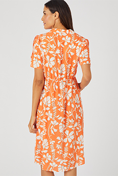 Robe crêpe reliéfé
