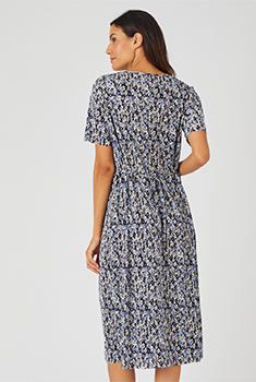 Robe maille plissée