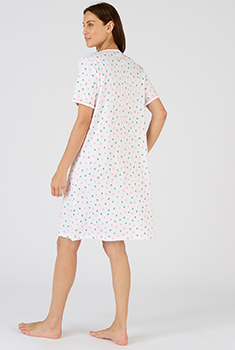 Chemise de nuit pur coton peigné