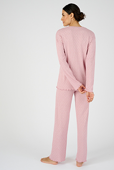 Pyjama en maille pointelle