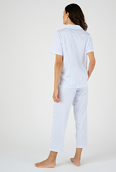 Pyjama 7/8ème boutonné