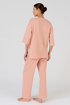 Pyjama en maille gaufrée