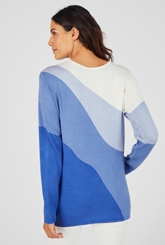 Pull jeu de couleurs