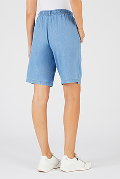 Bermuda tissu chambray
