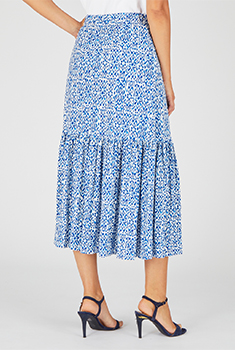 Jupe maille viscose stretch