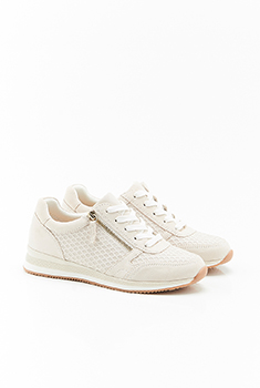 Baskets détail cuir embossé Amortyl