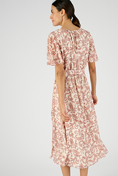 Robe voile brillant