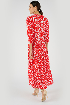 Robe crépon fibres pure viscose Lenzing™ EcoVero™