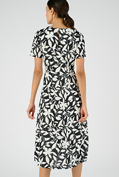 Robe maille crêpe stretch