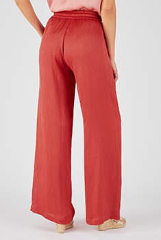 Pantalon plissé permanent
