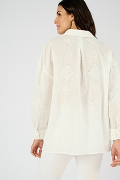 Chemisier broderie anglaise