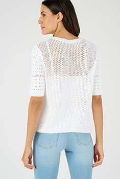 Gilet-boléro jeu de maille