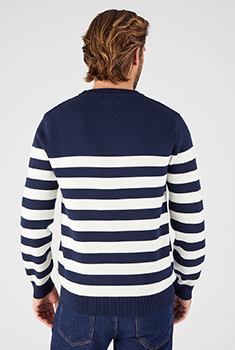 Pull esprit marinière