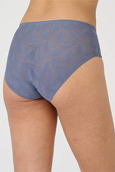 Culotte midi effet dentelle