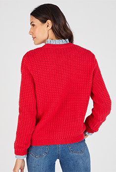 Cardigan pur coton