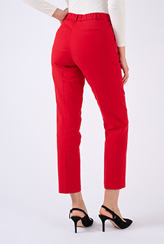 Pantalon 7/8ème satin de coton
