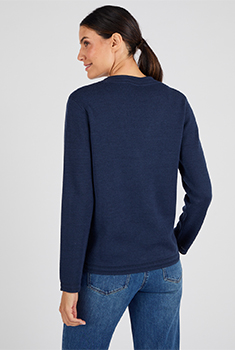 Gilet mélange laine mérinos