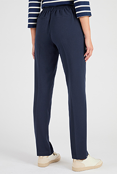 Pantalon droit classique enfilable