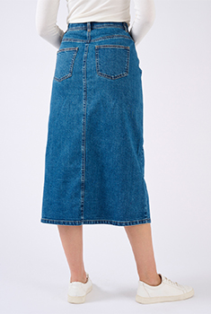 Jupe longue en jean