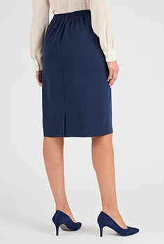 Jupe droite classique enfilable