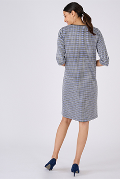 Robe en maille milano jacquard