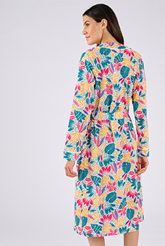 Robe de chambre en maille jersey pur coton