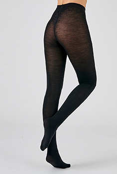 Collant mélange laine mérinos et Thermolactyl 195D