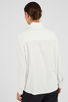 Chemisier col bijoux fantaisie pure viscose
