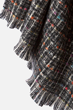 Echarpe effet tweed