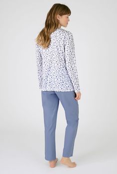 Pyjama maille jersey pur coton peigné