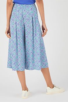 Jupe-culotte imprimé tropical Climatyl