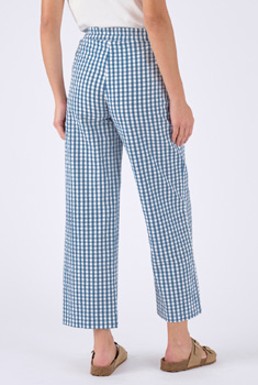 Pantalon 7/8ème tissu gaufré