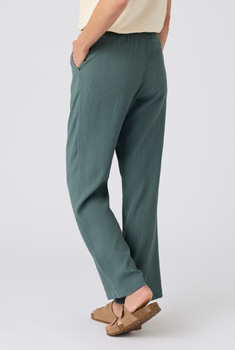 Pantalon crépon enfilable