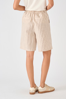 Bermuda en mélange lin et viscose